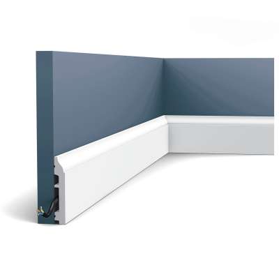 Water proof white polystyrene PS baseboard