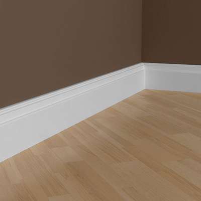 White Skirting Base Board