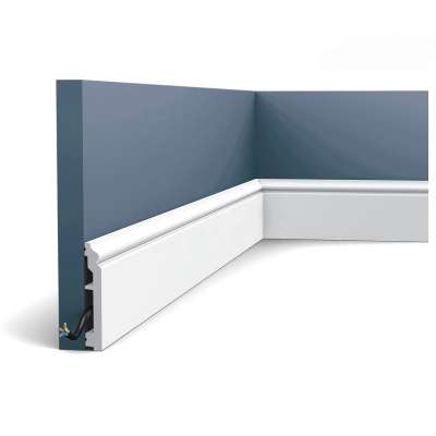 Quick Install Waterproof Decorative Foam PS Cornice Skirting Base Board