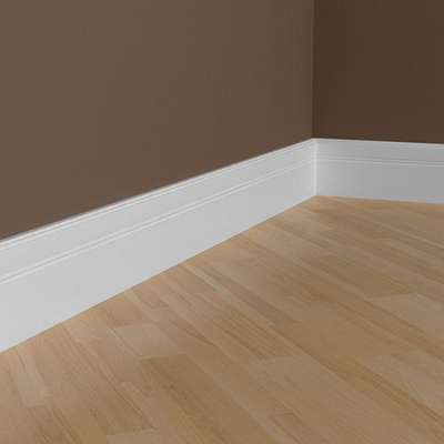 Indoor use pure white flooring accessories polystyrene board skirting